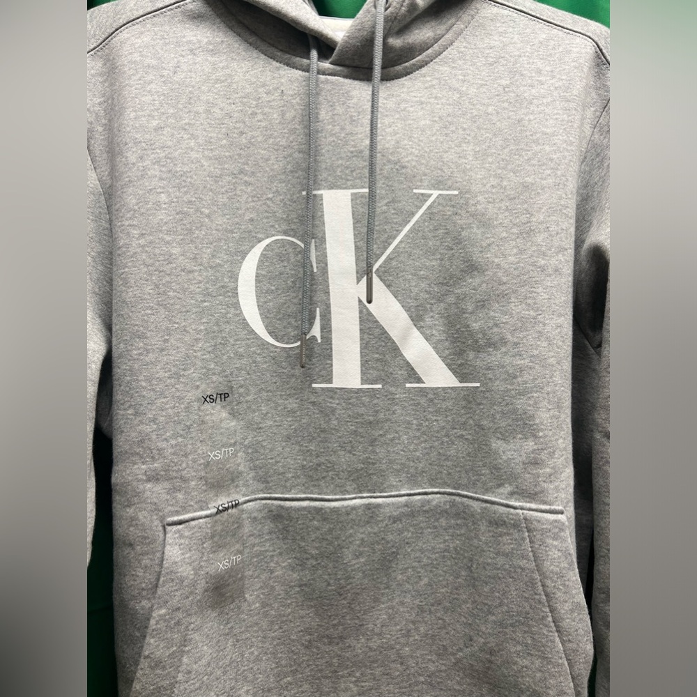 Calvin Klein hoodie fleece sweatshirt - Picture 2 of 10